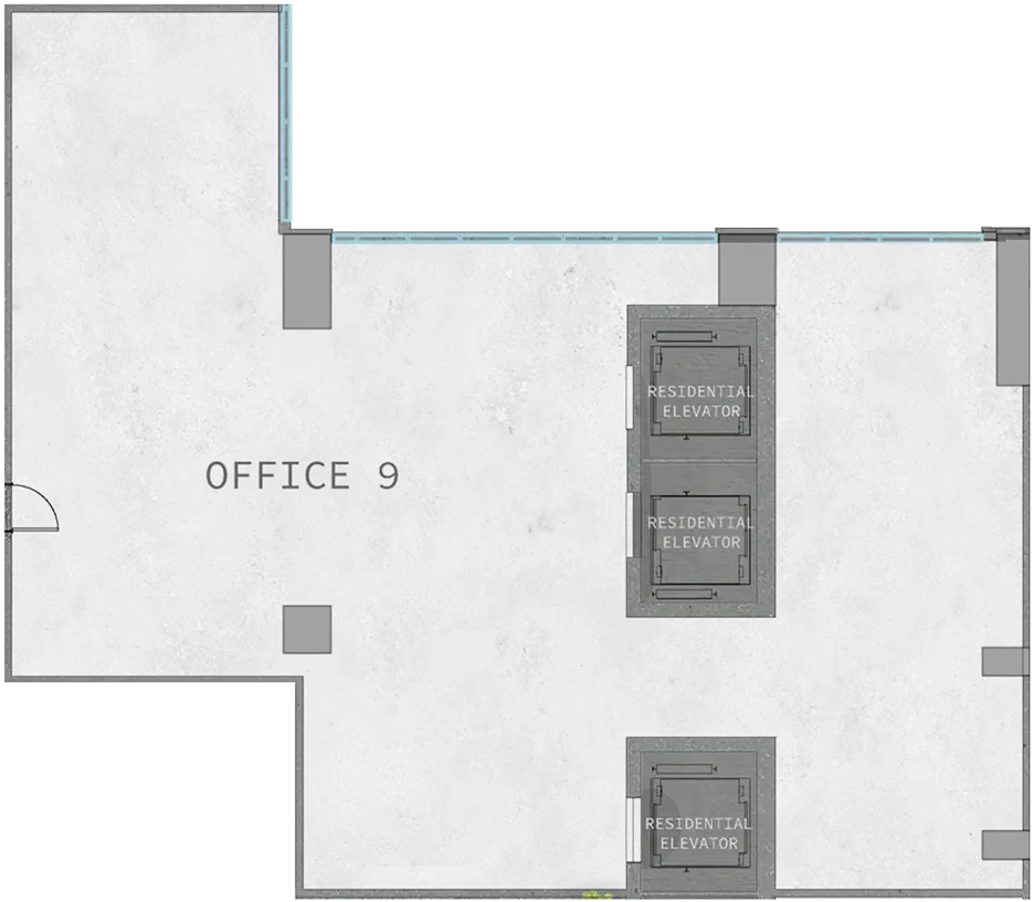 Unit 09 core floor plan